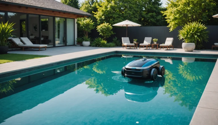 robot piscine hors sol fond et parois