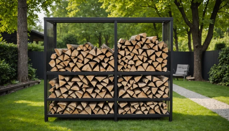 stockage bois de chauffage exterieur