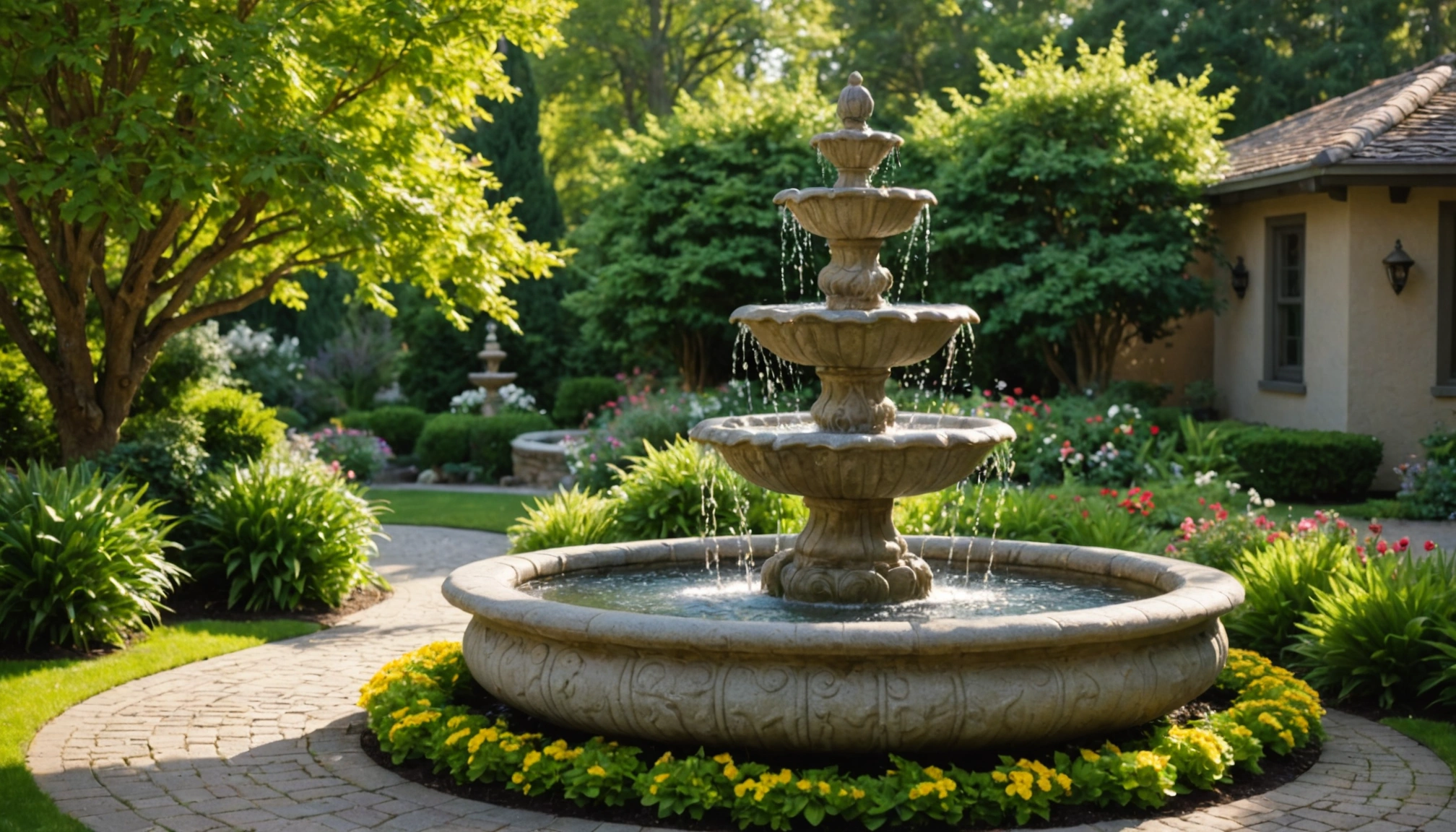 petite fontaine pour le jardin