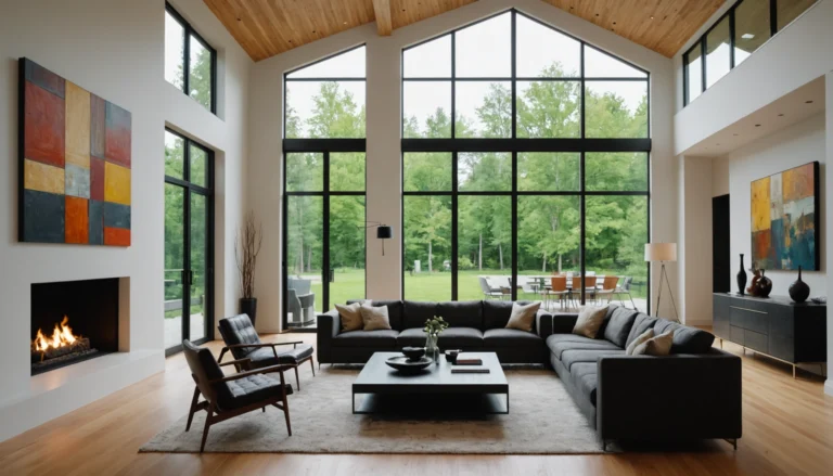 maison moderne avec galerie