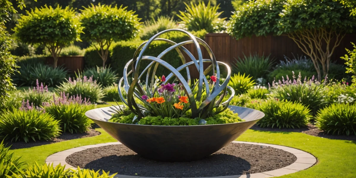 bordure en métal pour jardin