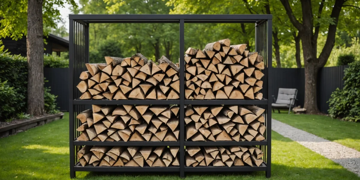 stockage bois de chauffage exterieur