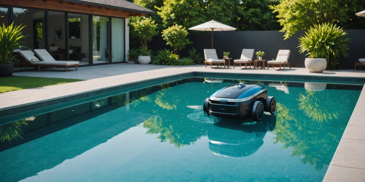 robot piscine hors sol fond et parois